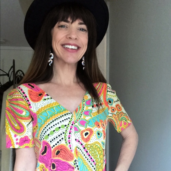 SOLD Vintage 70s handmade jumpsuit one of a kind - Picture 6 of 10